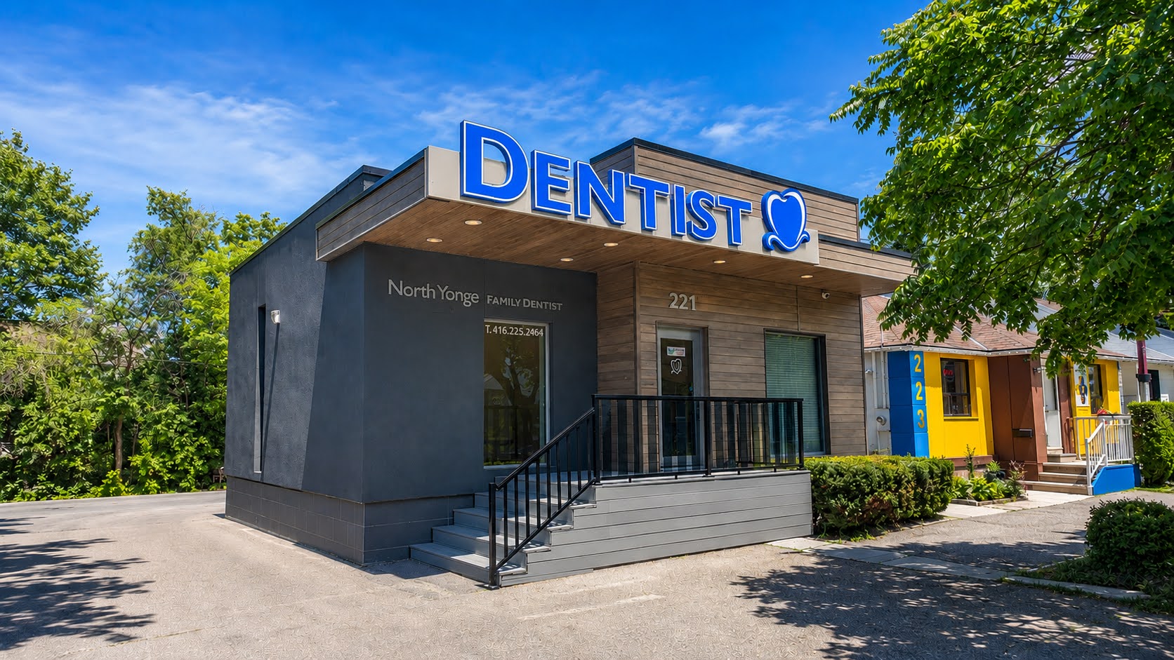North Yonge Family Dentist clinic on Sheppard Ave W, North York